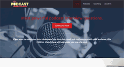 Desktop Screenshot of podcasttalentcoach.com